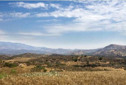 On Tuesday, the Board of Supervisors accepted The Irvine Co.'s gift of 2,500 acres of land for open space. The land, located in Orange (pictured here) and Anaheim Hills, was planned for home development.